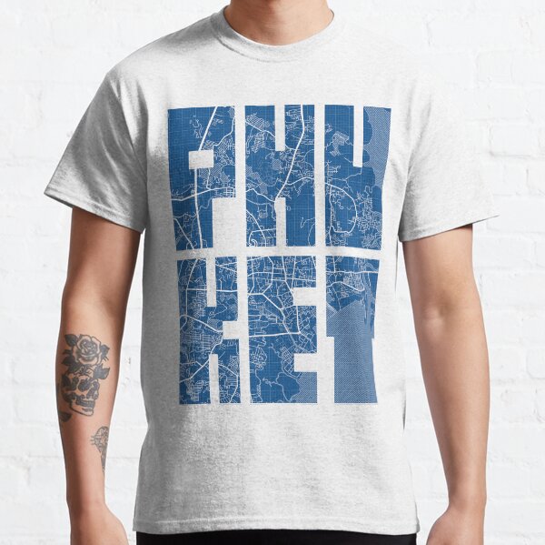 Item preview, Phuket City Map of Thailand - Blueprint designed and sold by deMAP.