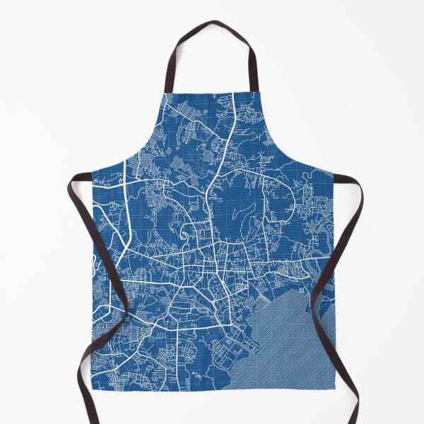 Item preview, Phuket City Map of Thailand - Blueprint designed and sold by deMAP.