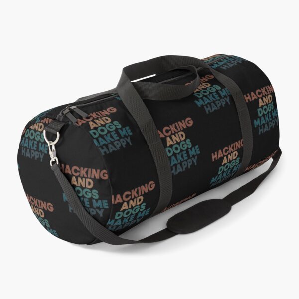 Item preview, Hacking And Dogs Make Me Happy- Gift for Hacking & Dogs Fans designed and sold by kindxinn.