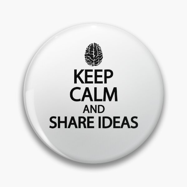 Item preview, Keep calm and share ideas designed and sold by Colorfulandfun.