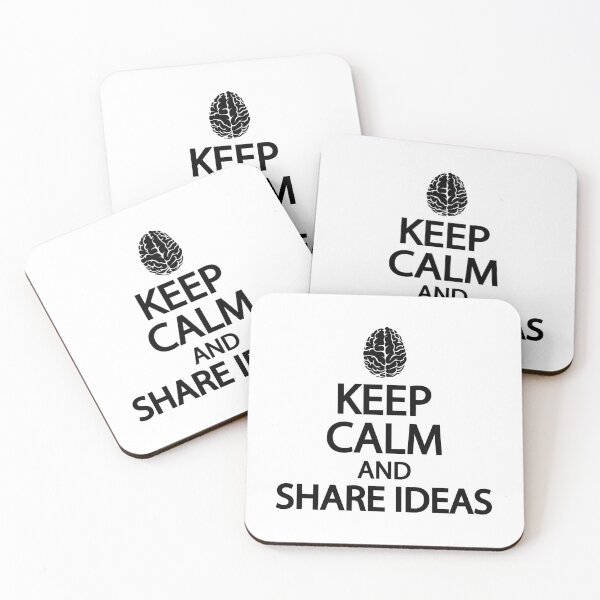 Item preview, Keep calm and share ideas designed and sold by Colorfulandfun.