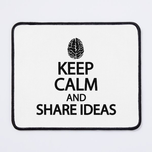 Item preview, Keep calm and share ideas designed and sold by Colorfulandfun.