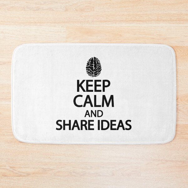 Item preview, Keep calm and share ideas designed and sold by Colorfulandfun.