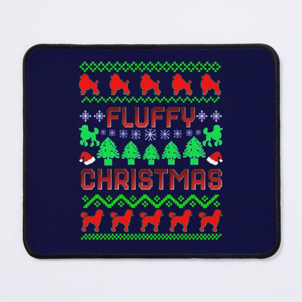 Item preview, Fluffy Christmas, Christmas Poodle Pattern designed and sold by ACC .