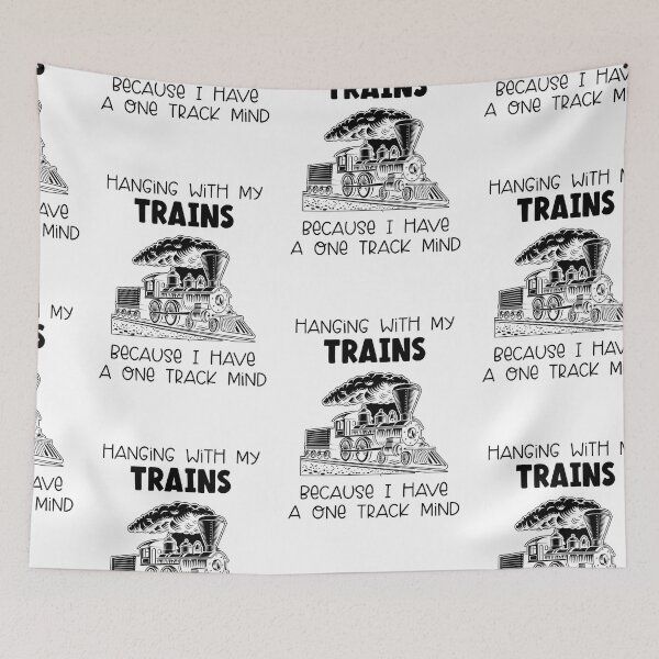 Item preview, Hanging With My Trains, Train Conductor designed and sold by SportyDogShop.