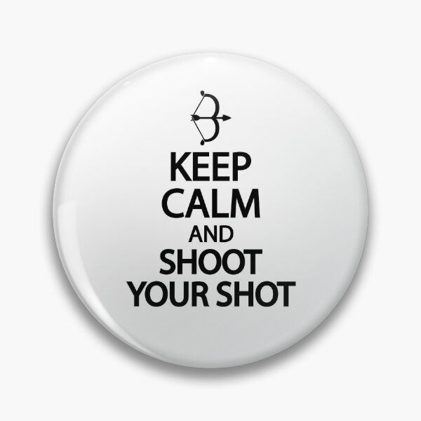 Item preview, Keep calm and shoot your shot designed and sold by Colorfulandfun.