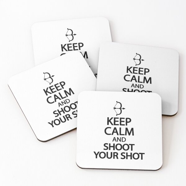 Item preview, Keep calm and shoot your shot designed and sold by Colorfulandfun.