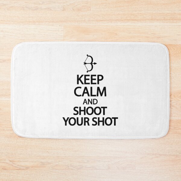Item preview, Keep calm and shoot your shot designed and sold by Colorfulandfun.