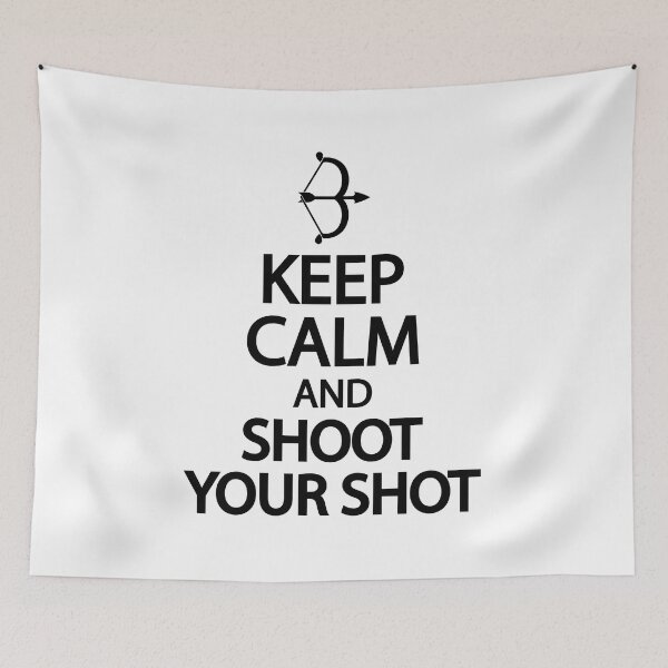 Item preview, Keep calm and shoot your shot designed and sold by Colorfulandfun.