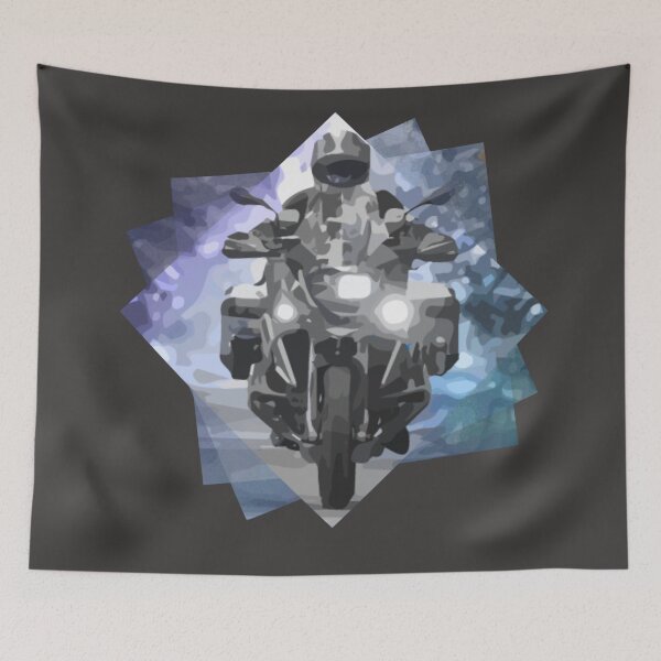 Item preview, Adventure motorcycle painting style designed and sold by P-aws.