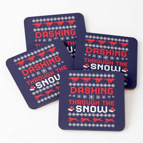 Item preview, Dashing Through the Snow, Christmas Dog Pattern designed and sold by ACC .
