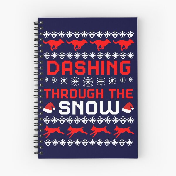 Item preview, Dashing Through the Snow, Christmas Dog Pattern designed and sold by ACC .