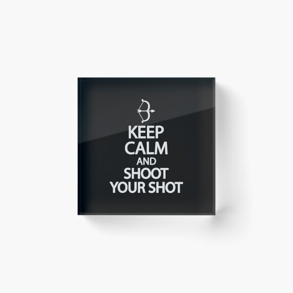 Item preview, Keep calm and shoot your shot designed and sold by Colorfulandfun.