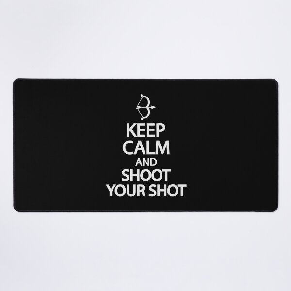 Item preview, Keep calm and shoot your shot designed and sold by Colorfulandfun.