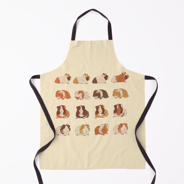 Aperçu de l'œuvre Collection de cochons d'Inde - cadeau amusant créée et vendue par Paperfly Studio.