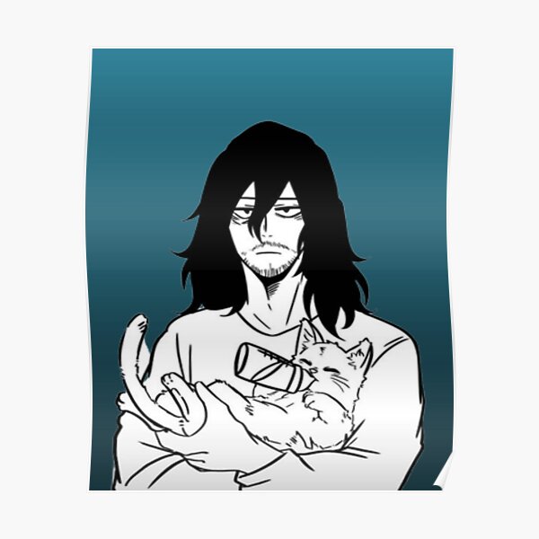 "Aizawa (Eraserhead) Fur Dad" Poster for Sale by deng0024 Redbubble