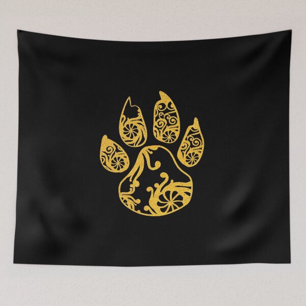 Item preview, Paw Dog dogpaw Papercut Mandala Art designed and sold by hign.