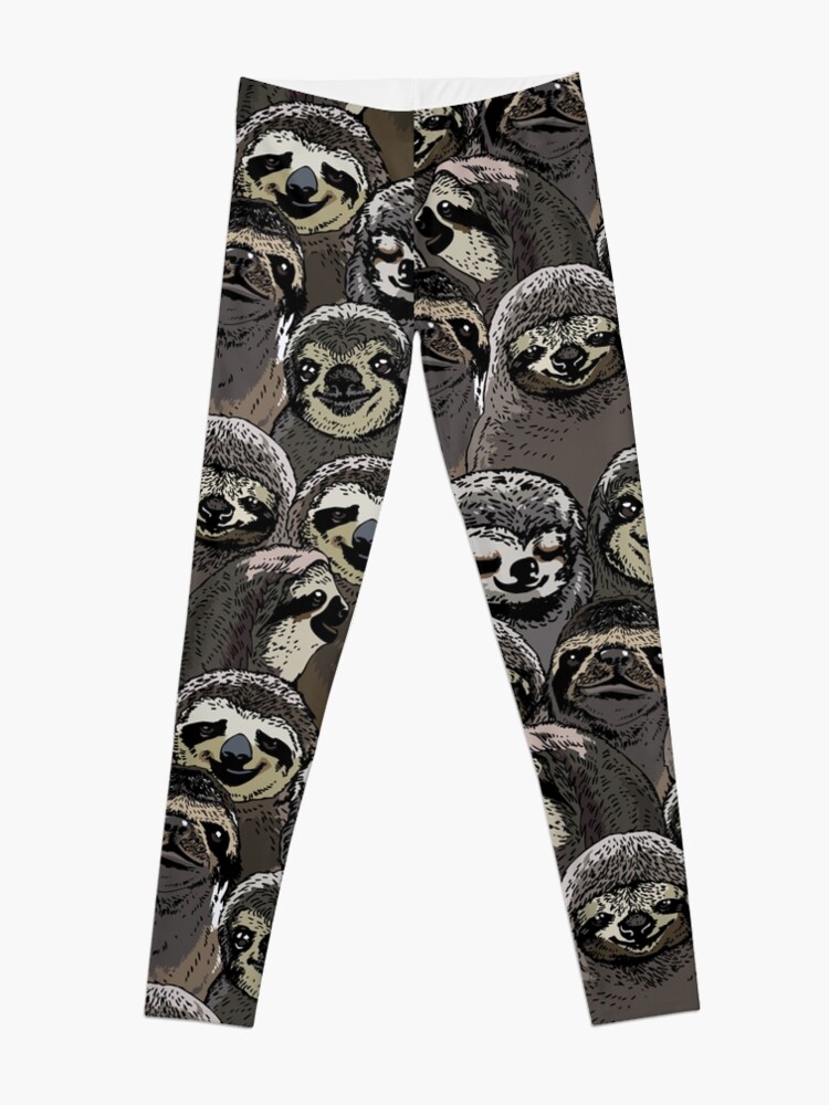 Alternate view of Social Sloths Leggings