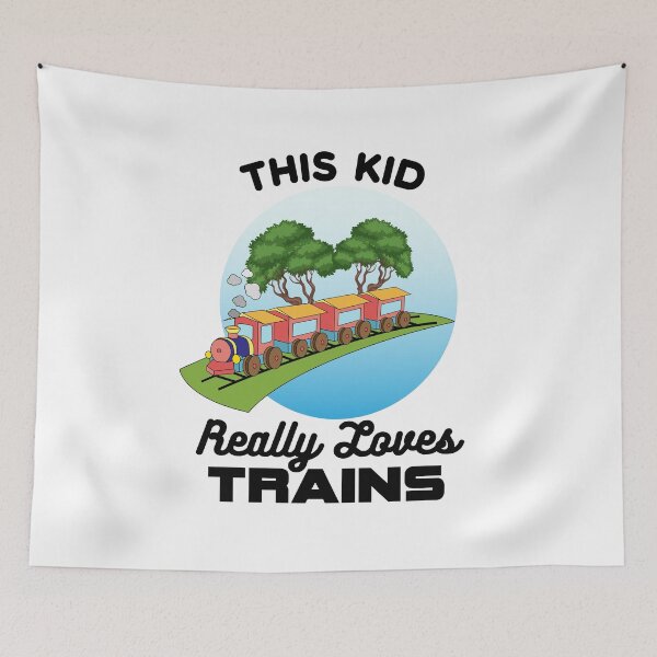 Item preview, This Kid Really Loves Trains for Boys, Girls or Toddlers that Love Trains designed and sold by elvisg03.