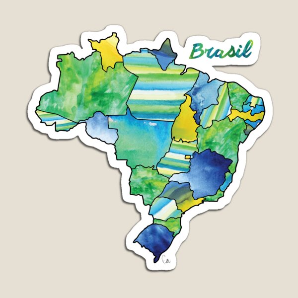 Artikel-Vorschau von Aquarellländer – Brasilien (Portugiesisch), designt und verkauft von Erin McIntosh.