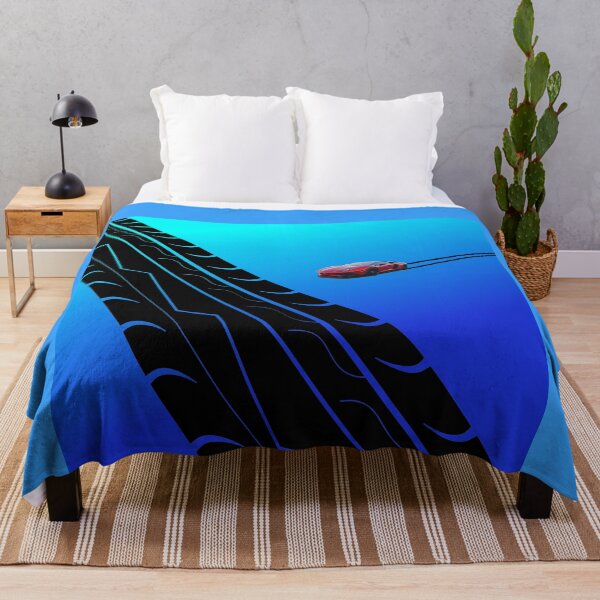 Item preview, Super Sports car tire tread skyblue deSign designed and sold by MystixJack.