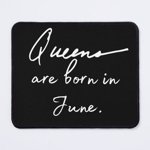 Item preview, Vintage Queens are born in June Stylish Typography designed and sold by garniturex.