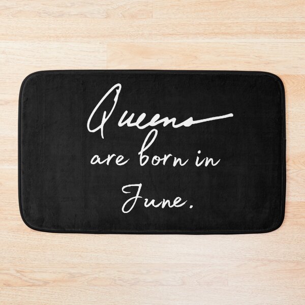 Item preview, Vintage Queens are born in June Stylish Typography  designed and sold by garniturex.