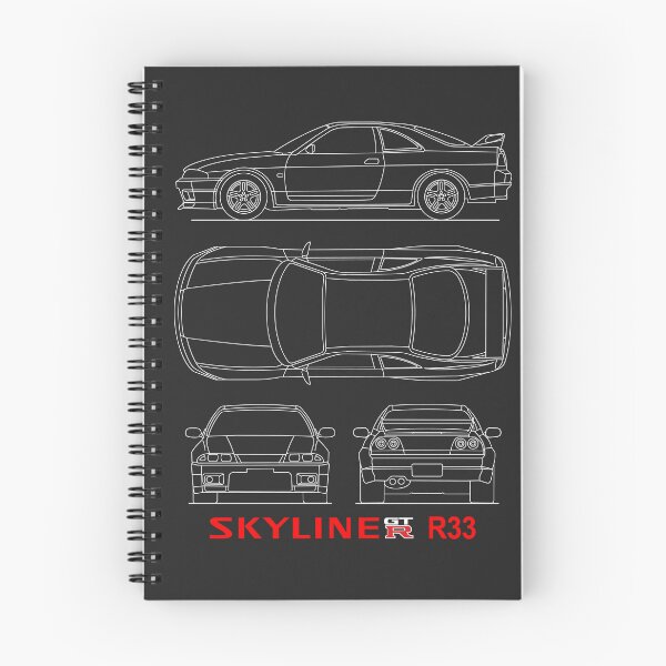 Artikelvorschau, Skyline R33 Blaupause entworfen und verkauft von rogue-design.