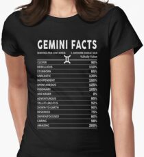 Gemini Facts Women's Fitted T-Shirt