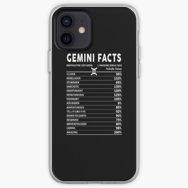 Gemini Facts iPhone Soft Case