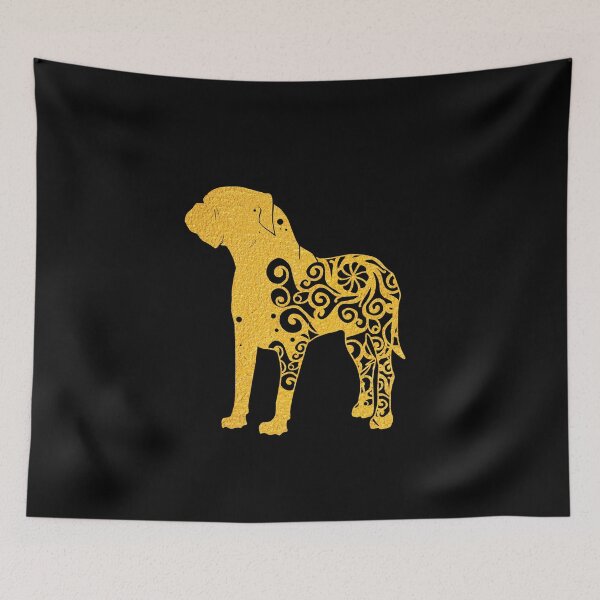 Item preview, french mastiff Dog Papercut Mandala Art designed and sold by hign.