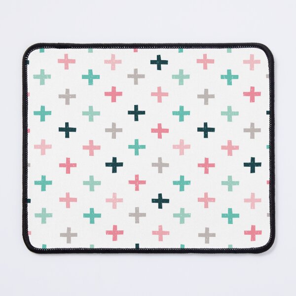 Item preview, Swiss Crosses - Blush and Mint designed and sold by Daisy Beatrice.