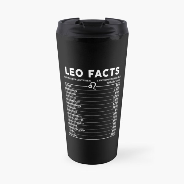 Leo Facts Travel Mug