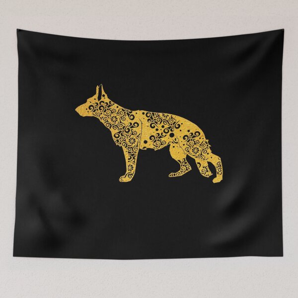 Item preview, german shepherd Schäferhund Dog Papercut Mandala Art designed and sold by hign.