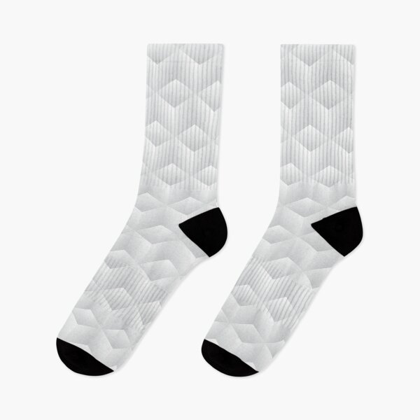 Item preview, White cubes geometric pattern designed and sold by GoDesign1.