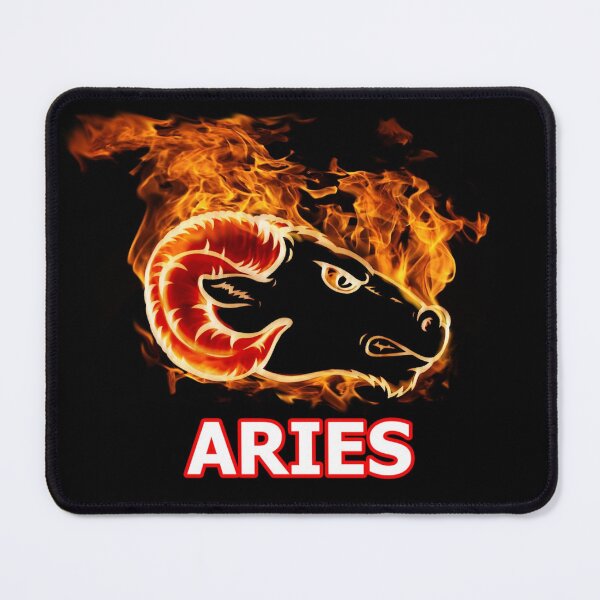Item preview, FLAMING ARIES RAM | ASTROLOGICAL DESIGN (Version 2) designed and sold by BrandoCafe.