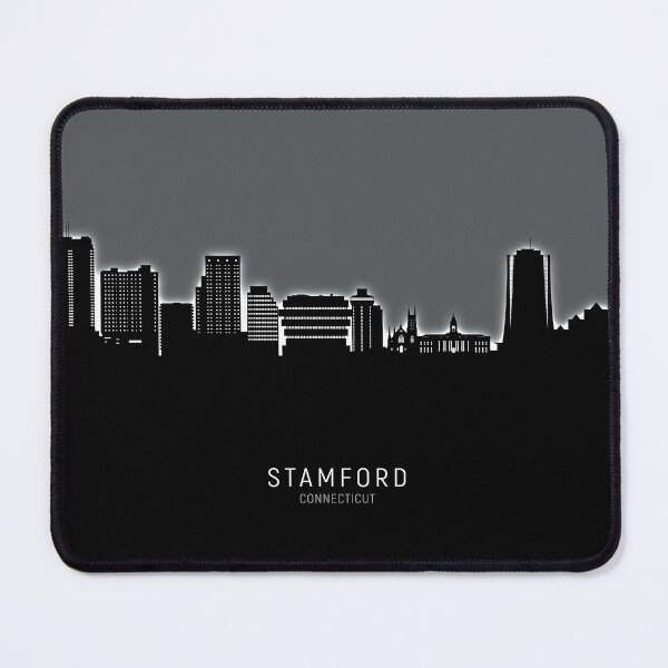 Item preview, Stamford Connecticut Skyline designed and sold by ArtPrints.