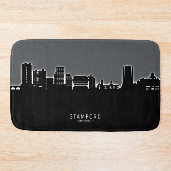 Item preview, Stamford Connecticut Skyline designed and sold by ArtPrints.