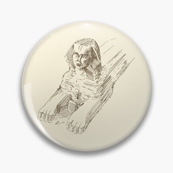 Item preview, Egypt sphinx hand drawn designed and sold by CivilizActions.