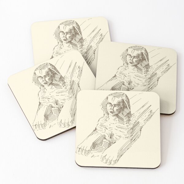 Item preview, Egypt sphinx hand drawn designed and sold by Cult Archive.