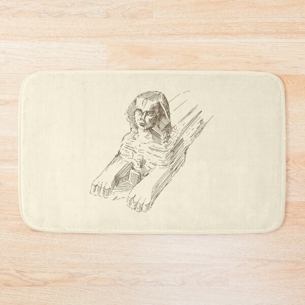 Item preview, Egypt sphinx hand drawn designed and sold by CivilizActions.