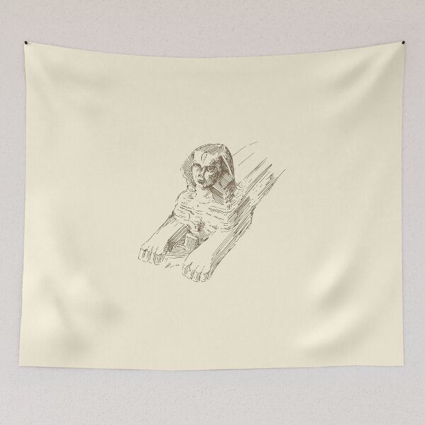 Item preview, Egypt sphinx hand drawn designed and sold by CivilizActions.