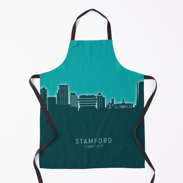 Item preview, Stamford Connecticut Skyline designed and sold by ArtPrints.