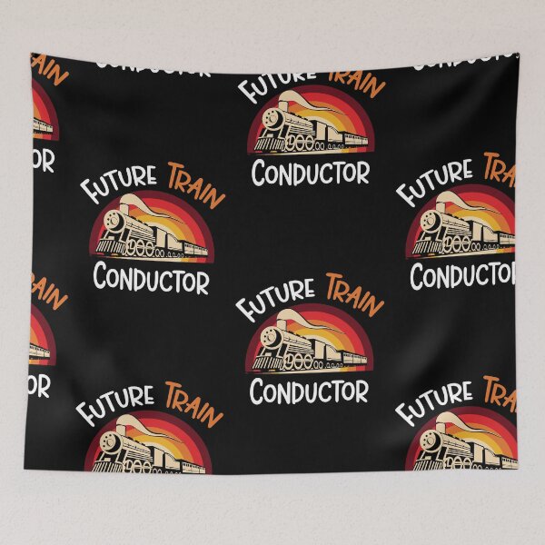 Item preview, Hanging With My Trains, Train Conductor designed and sold by SportyDogShop.