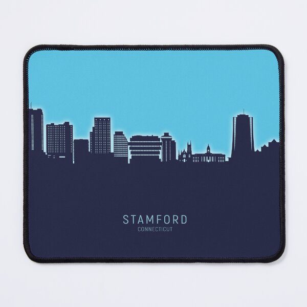 Item preview, Stamford Connecticut Skyline designed and sold by ArtPrints.