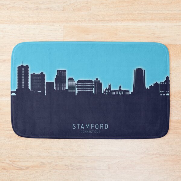 Item preview, Stamford Connecticut Skyline designed and sold by ArtPrints.