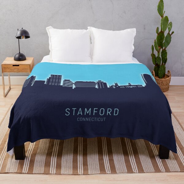 Item preview, Stamford Connecticut Skyline designed and sold by ArtPrints.