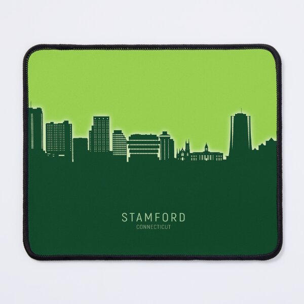 Item preview, Stamford Connecticut Skyline designed and sold by ArtPrints.
