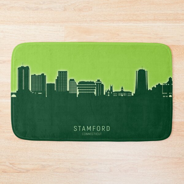 Item preview, Stamford Connecticut Skyline designed and sold by ArtPrints.