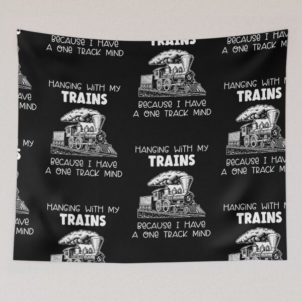 Item preview, Hanging With My Trains, Train Conductor designed and sold by SportyDogShop.